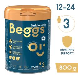 3x BEGGS 3 Mlieko batoľacie 800 g 12m+