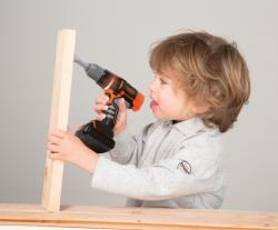 Smoby SMOBY 360106 Elektrická vŕtačka Black&Decker so svetlom a zvukom