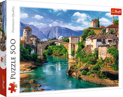 Trefl Trefl Puzzle 500 - Starý most v Mostare, Bosna a Hercegovina