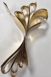 Stuha sťahovacia metal 3/100cm zlatá