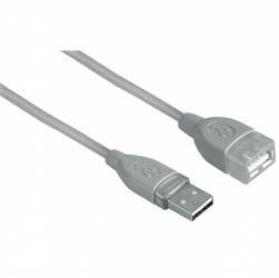 Hama USB kábel typ A-A, 0.25m