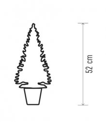 Emos LED vianočný stromček 52cm