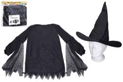 Wiky Set karneval - čarodejnice (šaty, klobúk)