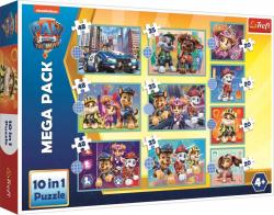 Trefl Trefl Puzzle 10v1 - Psy na hliadke / Viacom PAW Patrol: The movie