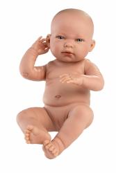 Llorens Llorens 84302 NEW BORN DIEVČATKO- realistické bábätko s celovinylovým telom - 43 cm