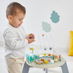 Janod Janod Sweet Cocoon Drevený motorický stolík s aktivitami Záhrada  + doručenie zadarmo 