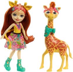Mattel Enchantimals Bábika s veľkým zvieratkom Gillian Giraffe FKY74