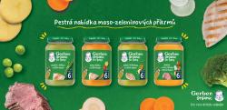 6x GERBER Organic detský príkrm mrkva a rajčiny s morčacím mäsom 190 g