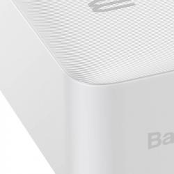 Baseus Bipow Powerbank s digitálnym displejom 30000mAh 15W biely