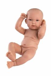 Llorens Llorens 63501 NEW BORN CHLAPČEK - realistické bábätko s celovinylovým telom - 35 cm
