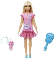 Mattel Barbie HLL18 Moja Prvá Barbie Bábika –Blondýnka s mačiatkom