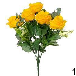 Kytica ruže ŽLTÁ 35cm