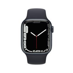 Apple Watch Series 7 GPS, 41mm Midnight Aluminium Case with Midnight Sport Band
