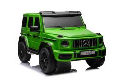 BENEO Mercedes-Benz G63 AMG 4x42 Dvojmiestne 24V, zelené lak, MP4 s USB/AUX vstup, Pohon 4x4, Batéri