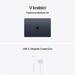 Apple MacBook Air 13'' M5 chip with 10-core CPU and 8-core GPU, 16GB, 512GB SSD - Midnight