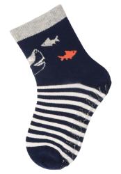 STERNTALER Ponožky protišmykové Žralok SUN modrá chlapec veľ. 20 12-24m