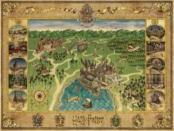 Ravensburger Harry Potter: Mapa Rokfortu 1500 dielikov