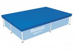 Bestway_A Bestway 58103 Krycia plachta na bazén s konštrukciou 2,21 x 1,5 x 0,43 m
