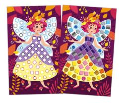 Janod Janod Atelier Mozaika Princezné a víly Maxi 5+