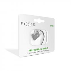 FIXED Link Redukcia microUSB na USB-C čierna