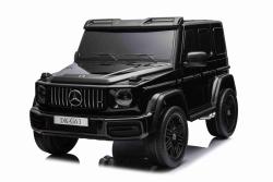 BENEO Mercedes-Benz G63 AMG 4x42 Dvojmiestne 12V, čierne, MP3 Prehrávač s USB/AUX vstupom, Pohon 4x4