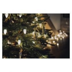Emos LED vianočná reťaz – šišky 9.8m teplá biela, programy