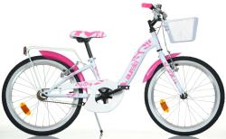 DINO Bikes DINO Bikes - Detský bicykel 20" 204R-05S - AURELIA Girl white/ pink