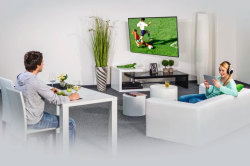 Hama nástenný držiak TV, 400x400, otočný, naklápateľný, vysúvací