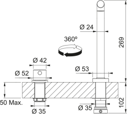 Franke FC 3137.501 MYTHOS WINDOW