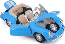 Bburago Bburago 1:18 Porsche 356B Cabriolet 1961 Blue