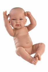 Llorens Llorens 73802 NEW BORN DIEVČATKO- realistické bábätko s celovinylovým telom - 40 cm