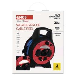 Emos Weatherproof bubon 3 zásuvky 20m 1.5mm2