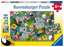 Ravensburger Koaly a leňochy 2x24 dielikov