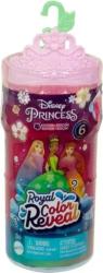 Mattel Disney Princess Color reveal Kráľovská malá bábika s kvetmi ASST