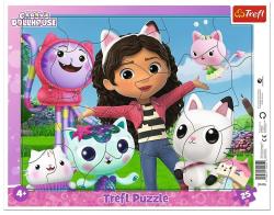 Trefl Puzzle 25 Rámikové - Zoznámte sa s Gabby / Universal Gabby´s Dollhouse