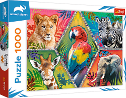 Trefl Trefl Puzzle 1000 - Exotické zvieratá