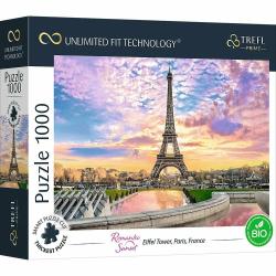 Trefl Trefl Prime puzzle 1000 UFT - Romantický západ slnka: Eiffelova veža v Paríži, Francúzsko