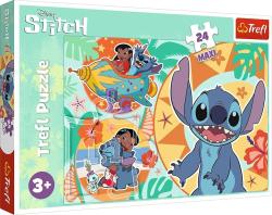 Trefl Trefl Puzzle Lilo&Stitch: Šťastný deň MAXI 24 dielikov