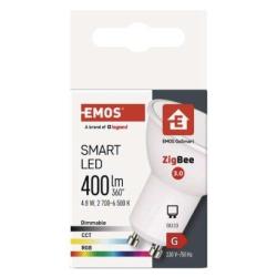 Emos GoSmart MR16 GU10 4.8W RGB stmievateľná Zigbee