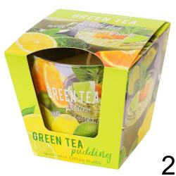 Green tea Pudding (mix citrus fruits) 115g