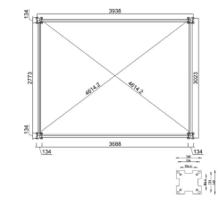 Rojaplast ROJA INTRO NEO 4x3 m
