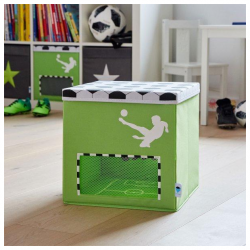 LOVE IT STORE IT Box na hračky s krytom - Futbal, Goooal, malý