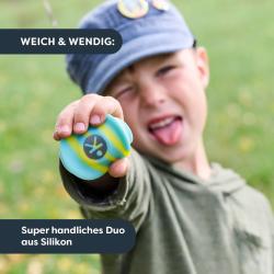 Haba Haba Terra Kids Adventure Chyť ma! silikónové disky 2 ks modrý
