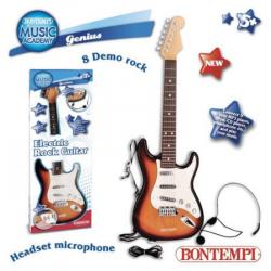 Bontempi Bontempi Elektrická rocková gitara s mikrofónom 241310