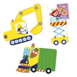 Janod Janod Stickers Veľké samolepky Dopravné prostriedky 50 ks