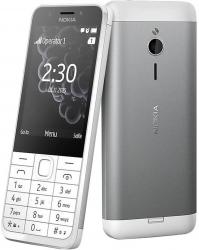 Nokia 230 Dual SIM bielo-strieborný
