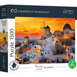Trefl Trefl Prime puzzle 1500 UFT - Romantický západ slnka: Oia, Santorini