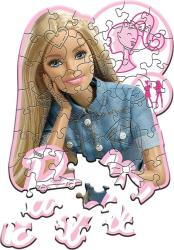 Trefl Trefl Drevené puzzle Junior 50 dielikov - Krásna Barbie