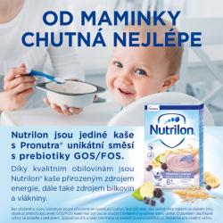 NUTRILON Pronutra Krupicová mliečna kaša s ovocím GOOD NIGHT od uk. 6. mesiaca 225 g