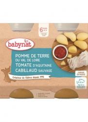 2xBABYBIO Menu zemiaky s treskou 200 g